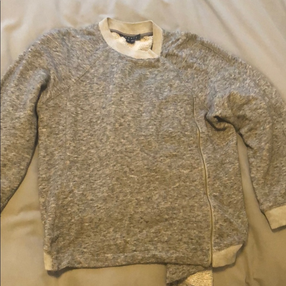 Theory Sonan Asymmetrical Sweater Sweatshirt - Picture 4 of 5